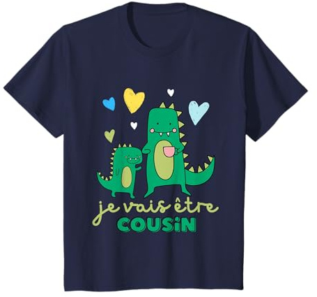 Enfant Cadeau Futur Cousin 2026 bientôt Cousin Annonce Grossesse T-Shirt