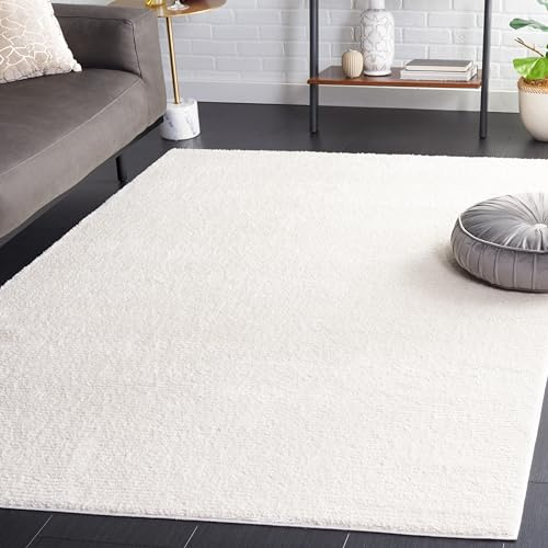 Safavieh Tappeto a traliccio per soggiorno, sala da pranzo, camera da letto, Melody Collection, pelo corto, avorio, 152 x 229 cm