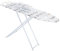 cadciehe Bügelbrett in voller Größe, 107,7 x 27,9 cm, faltbares Bügelbrett, zusammenklappbares Haushaltsbügelbrett, erweitertes Bügelbrett außen mit hitzebeständigem Bezug, Weiß