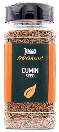 Organic Cumin Seed | 220g | Certified Organic Cumin/Jeera Seed by Green Cuisine