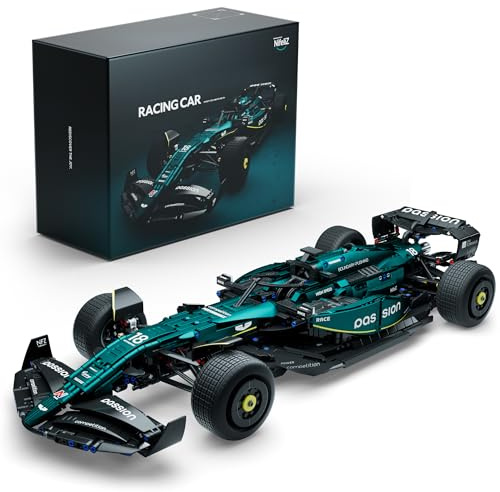 Nifeliz Coche de Carreras Kit de Construcción para Adultos, Maqueta Coleccionable de Coche, Regalo para Hombres y Mujeres, Decoración para el Hogar y Oficina (2351 Piezas, NF10279)