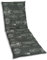 GO-DE Textil Bequeme und attraktive Polsterauflagen für Gartenliegen (Einzelset, Design: Stempel Anthrazit)