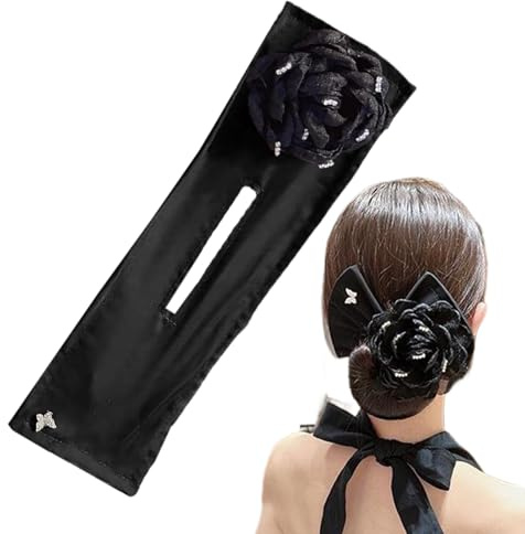 laxreheye Maker de chair de cheveux, fabricant de chair de cheveux pour femmes | Maker Curler en forme de fleur | Easy Roll Roll dames Hairpin débutants pour les débutants pour les voyages, les