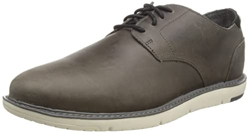 TOMS Men's Navi Oxford Boat Shoe, Charcoal, 9 UK, (43 EU)
