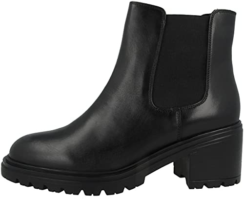 Geox D Damiana E, Botines para Mujer, Negro (Black), 37 EU