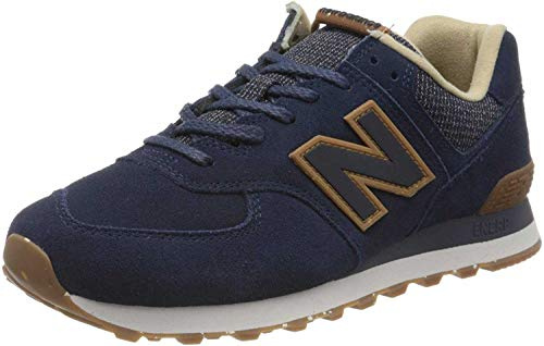 New Balance Scarpe da Golf 574 Greens V2 da Uomo, Navy, 45.5 EU