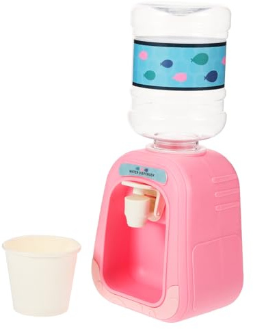 Toyvian Miniature Water Dispenser Model Small Unisex Plastic Water Dispenser for Dollhouse Home Scene Decorative Safe for Play