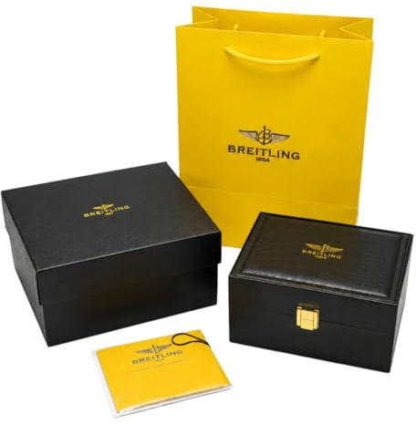 ROUHO Coffret à Montre en Bois Étui Montre Individuel avec Coussin Moelleux Support Amovible Profil Ordonné Finition Nette pour Breitling Chronomat