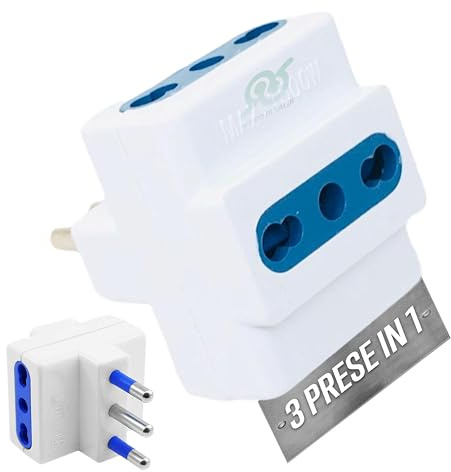 TEMPO DI SALDI Trippelkontakt 16A 2 Dubbeluttag 16A/10A + Universal dubbeluttag