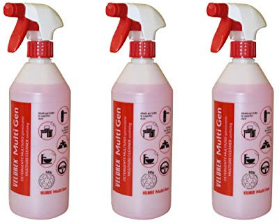 Chimiver Detergente Multiuso per superfici MULTI GEN KIT 3 PEZZI | Detergente Multiuso ad azione intensiva per superfici dure di casa o ufficio. 3 Flaconi da 750 ml