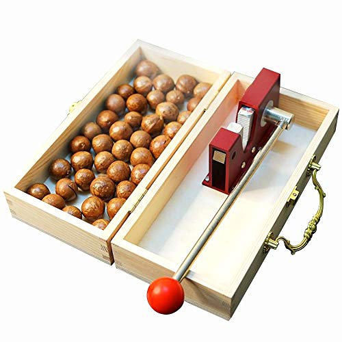 New Nutcracker Nut Tongs, Macadamia Nut Cracker Heavy Duty Tool, Adjustable Manual Nutcracker Nut Tongs Opener Machine for Walnuts Chestnuts Pecans Hazelnuts Almonds