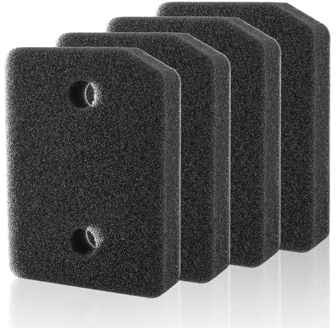 Shuisen Plinth Filter Replacement for Miele T1 Dryer - 9164761 Heat Pump Tumble Dryers, Keep Dryer Running Smoothly and Free of Lint Buildup, Heat Pump Dryer Plinth Filter, 4 Pack