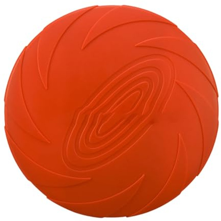 Disco volador multiusos para perros, juguete masticable, para entrenamiento, alimentación, actividades al aire libre, diseño de goma suave, resistente a la masticación