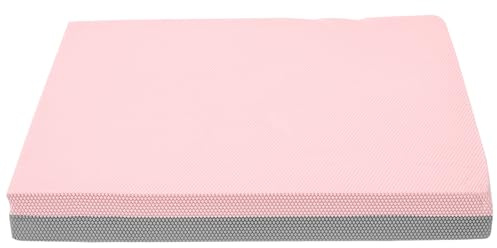 BUGUUYO Tapis Équilibre Épais Antidérapant Gris-rose pour Entraînement de Stabilité Yoga Pilates et Rééducation
