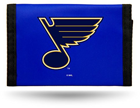 Rico Industries St. Louis Blues Nylon Tri-Fold Wallet Nylon Tri-Fold Wallet, 7,6 x 12,7 cm