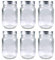 Britten & James Mason Glass 'Fresh' 490ml Preserving Jars [Pack of 6]. For Homemade Jams and Preserves
