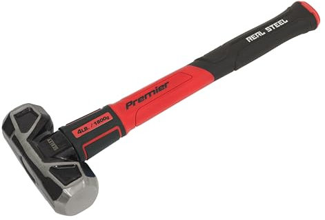 Sealey SLHG04 - Martillo de trineo (mango corto, 1,8 kg), color grafito
