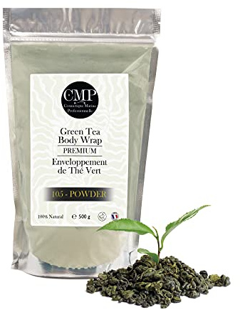 Adelgazante Anticelulitico Quema Grasa Envolturas Reafirmantes Té Verde, Tratamiento Belleza Profesional y en Casa, 100% Natural 500 ml