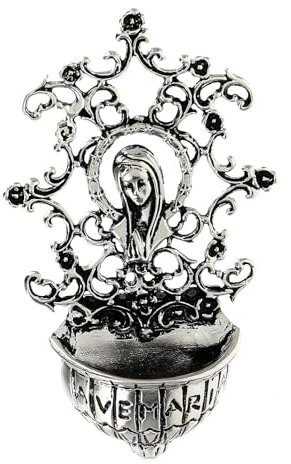 Holyart Acquasantiera 8 cm Argento 925 Madonna