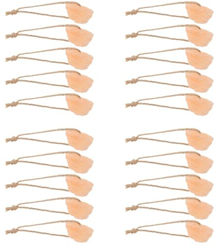 DOITOOL 20pezzi Blocchi di Naturale da Leccare per Capre Minerale per Bestiame Corda per Appendere Integratore di Microelementi Adatto Conigli e Piccoli Animali