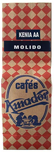 Cafés AMADOR - Café MOLIDO GRUESO Natural Arábica - KENIA MASAI (Molienda para Prensa Francesa / Cold Brew) 250g