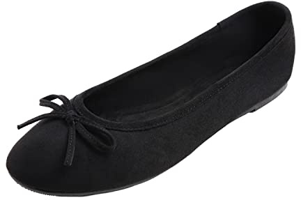 Feversole Ballerina Pelle Scamosciata Colorata con Cuscino in Memory Foam per amaretti da Donna Taglie 39