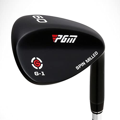 Perfect Golf Wedges Game - Cales de golf 50/52/54/56/58/60/62/64 degrés pour homme et femme droitier (noir, 60D)