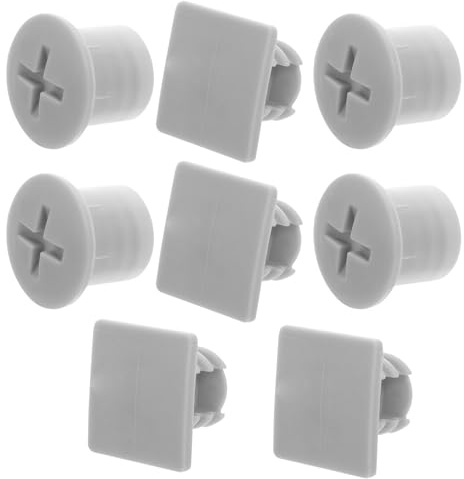 Vaguelly 4 Sets Kids Slide Fixing Screw Cap - Plastic Bolt Replacement Parts For Children Slide Plastic Screw Cap Toddler Accessory Play Equipment Attachment