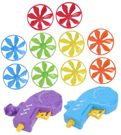 Homoyoyo Lot de 2 Sets de Lanceurs de Disques Volants pour Chats Jouets Interactifs d'exercice en Plastique Solide Adaptés pour Jeux Intérieurs et Extérieurs Jouets Couleur Aléatoire