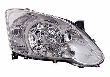 GV-ZONE Faro delantero derecho del lado del pasajero proyector de montaje de faros delanteros lámpara de coche compatible con Toyota Corolla E12 2004 2005 2006 2007 VP2607P