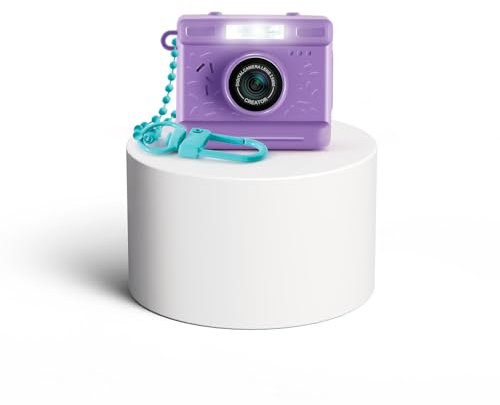 Canal Toys – Photo Creator – Appareil Photo et Vidéo Numérique Mini Cam' – Vintage - avec Porte-clé et Carte SD 1Go Inc