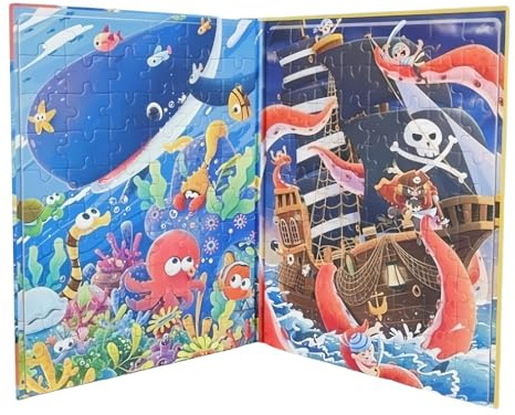 Magnetisk lekbok - magnetiska spel för - aktivitetsbok och pedagogiska spel för att lära sig flickor pojkar födelsedag resor