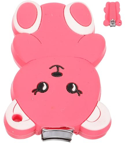 Totority Cortaúñas para Bebés Recién Nacidos y Pequeños Bordes Curvos, Silicona de Calidad y Acero al Carbono, Ligero y Fácil de Usar para Cuidado de Uñas Infantil
