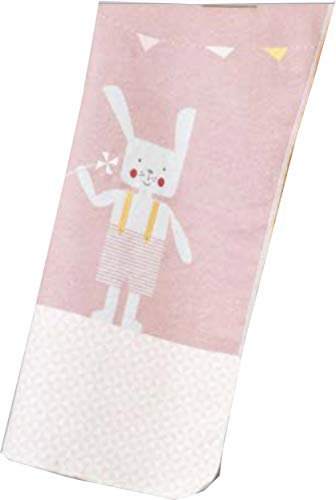 David Fussenegger Babydecke rosa mit Hase Motiv aus Baumwolle 70x90 cm flauschig weich