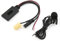 aqxreight Bluetooth AUX Kabel, Bluetooth 5.0 AUX Kabel Adapter mit Mikrofon Freisprecheinrichtung Ersatz für FIAT 500/ Grande Punto/Qubo/Fiorino
