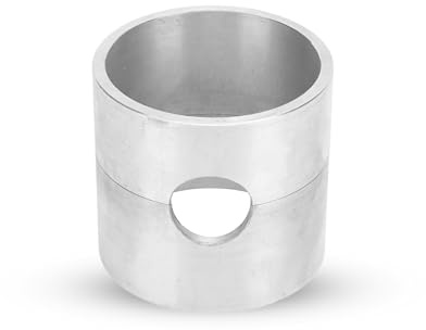 Gugxiom Caja de de Fundición, Molde de Fundición de Joyería Cilíndrico de Aluminio, Fabricación de Joyas de Bricolaje, Horno de Caja de de Fundición Resistente a