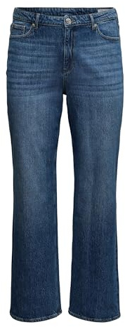 VERO MODA Jean à Coupe Large VMCTESSA Taille Haute Wide Leg Fit Jeans Medium Blue Denim 52 32 Medium Blue Denim (US) 52 / L32