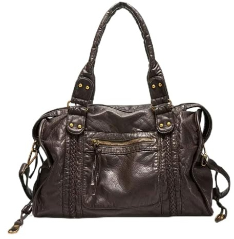 Bolso de Mano Vintage City Bag, Bolso de Mano de Mujer Vintage, Para Ocio, Trabajo y Compras
