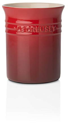 LE CREUSET Stoneware Small Utensil Jar, 1.1 Litres, Cherry, 91000100060000