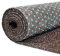 Mazovia Kunstrasen Balkon Teppich Wasserfest - Kunstrassenteppich Outdoor - Rasenteppich Balkon Meterware mit Noppen - Kunstgras Balkonteppich 6,5 mm - Braun - 400 x 250 cm