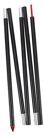 Parliky Portable Awning Support Pole Section Canopy Rod for Camping Tent Tarp and Outdoor Sunshade Use