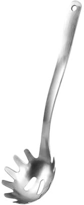 Cabilock Colador De Fideos De Acero Inoxidable Tenedor y Cuchara Para Servir Espaguetis Para Cocina y Uso Casa