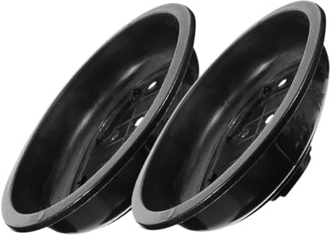 Didiseaon 2 Pezzi Pianta in Vaso Di Fiori Grandi Vasi Da Giardino Fioriera Per Bonsai Vaso Da Addestramento Per Bonsai Porta Da Giardino Vaso Per Black Plastica