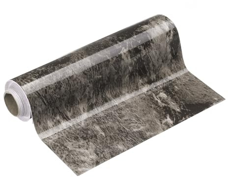 sourcing map Papel tapiz de grano de madera de 8 pulgadas x 16.4 pies, PVC, autoadhesivo, marco texturizado, impermeable, papel tapiz decorativo para pared, suelo, puerta, mesa, gabinetes, escritorio