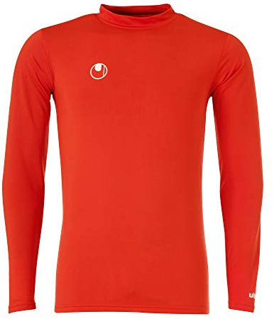 uhlsport Kinder Distinction Colors Langarm-Unterhemd, rot, 116