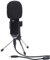 CAD Audio U29 USB Großmembran-Kondensatormikrofon (Charakteristik: Niere, 20 Hz - 20 kHz, integrierter A/D-Wandler, für MAC oder PC, inkl.: USB-Kabel, Windschutz, Klemme und Tischstativ), Schwarz