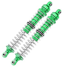 Axial 1/10 RBX10 Ryft 4WD Rock Bouncer AXI03005 Upgrade Parts Aluminum Front Spring Dampers (130mm) - 2Pc Set Green