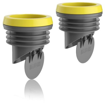 Grendly 2 flange per WC, anelli di con valvola antiriflusso, di spesso per water, adatto per 3,2 – 4 tubi fognari