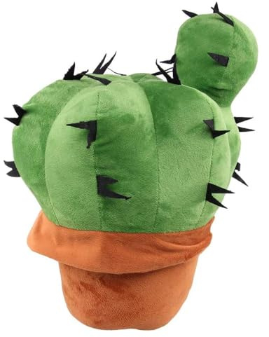 Sixfox Cuscino cactus, cuscino dolce, cuscino da ufficio, cuscino in peluche di cactus, giocattolo per bambole, può essere utilizzato come per ufficio, letto, divano, seggiolino auto