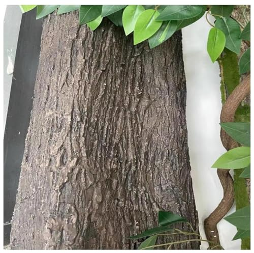 Corteccia di Albero Artificiale Resistente Corteccia Falsa per pilastri Tubi Decorazione, Corteccia di Albero di Simulazione tagliabile(0.2X1m)